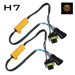 H7 CANBUS RESISTOR HARNESS - PAIR